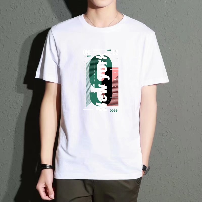 Men's Black Round-Neck Short-S - đánh giá và giá Street Style New York Fashion
