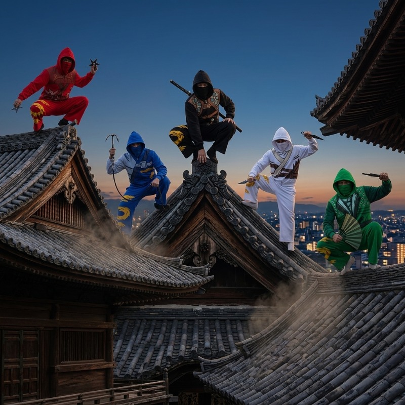 Ninja Warrior Armor Hoodie Set - đánh giá và giá Graphic Hoodie Streetwear