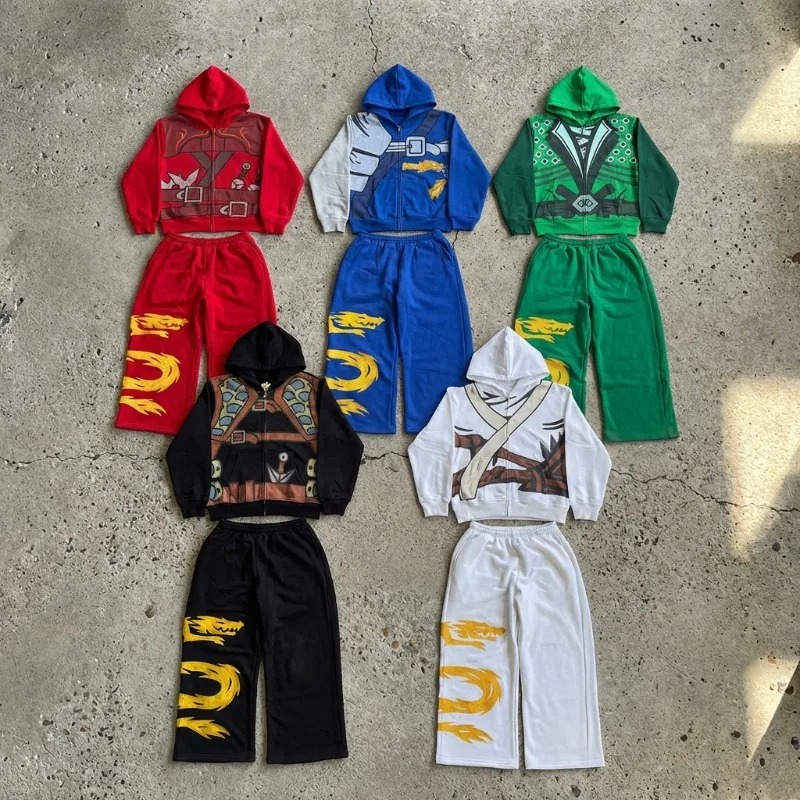 Ninja Warrior Armor Hoodie Set - đánh giá và giá Graphic Hoodie Streetwear