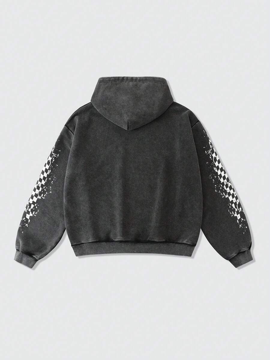 Men's Washed Vintage Graphic H - đánh giá và giá Graphic Hoodie Streetwear