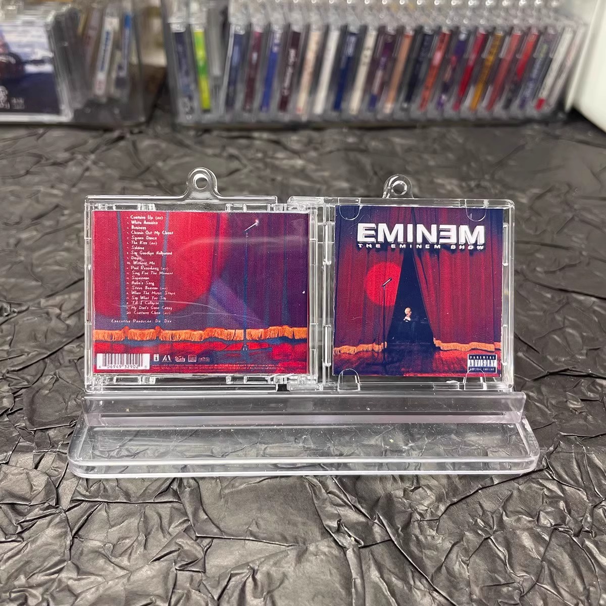 Hip hop Slim Shady MINI Music  - đánh giá và giá Street Fashion Rings