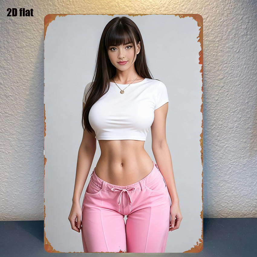 HD Metal Tin Sign Vintage 2D F - đánh giá và giá Asian Street Fashion Girls