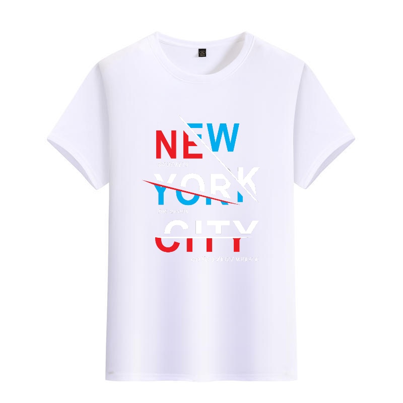 Men's Black Round-Neck Short-S - đánh giá và giá Street Style New York Fashion
