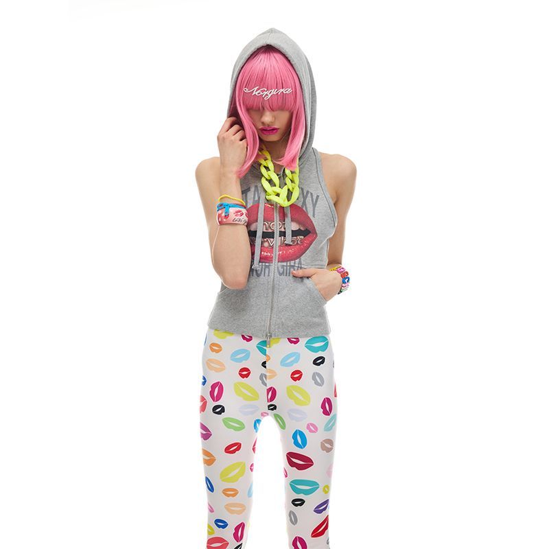 Y2K Halter Hoodie Tank Top wit - đánh giá và giá Graphic Hoodie Streetwear