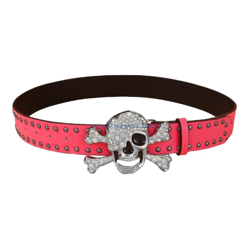X7XB Rivet Studded Skull Buckl - đánh giá và giá Street Fashion Reference