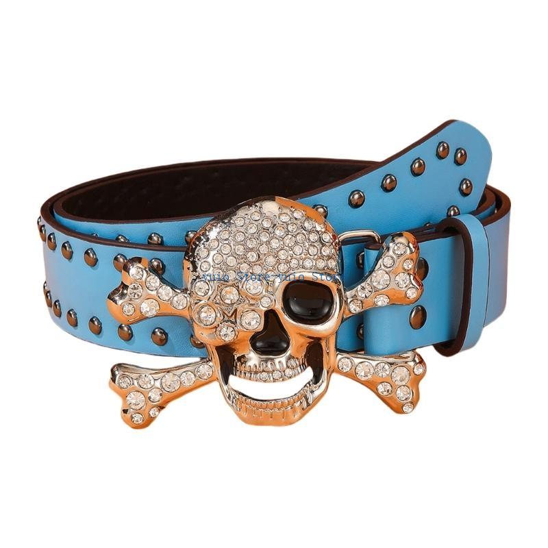 X7XB Rivet Studded Skull Buckl - đánh giá và giá Street Fashion Reference