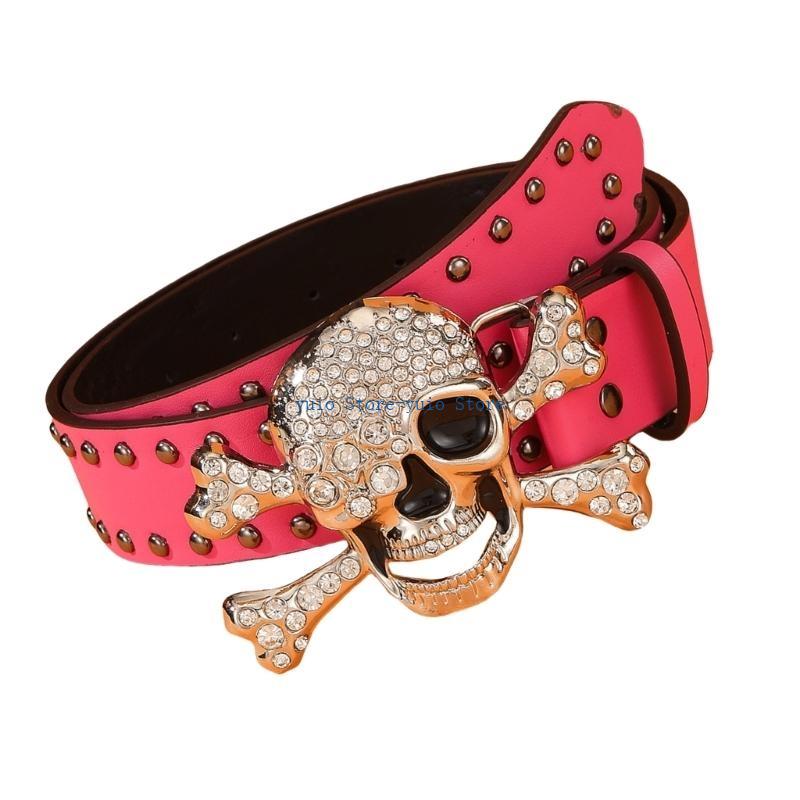 X7XB Rivet Studded Skull Buckl - đánh giá và giá Street Fashion Reference