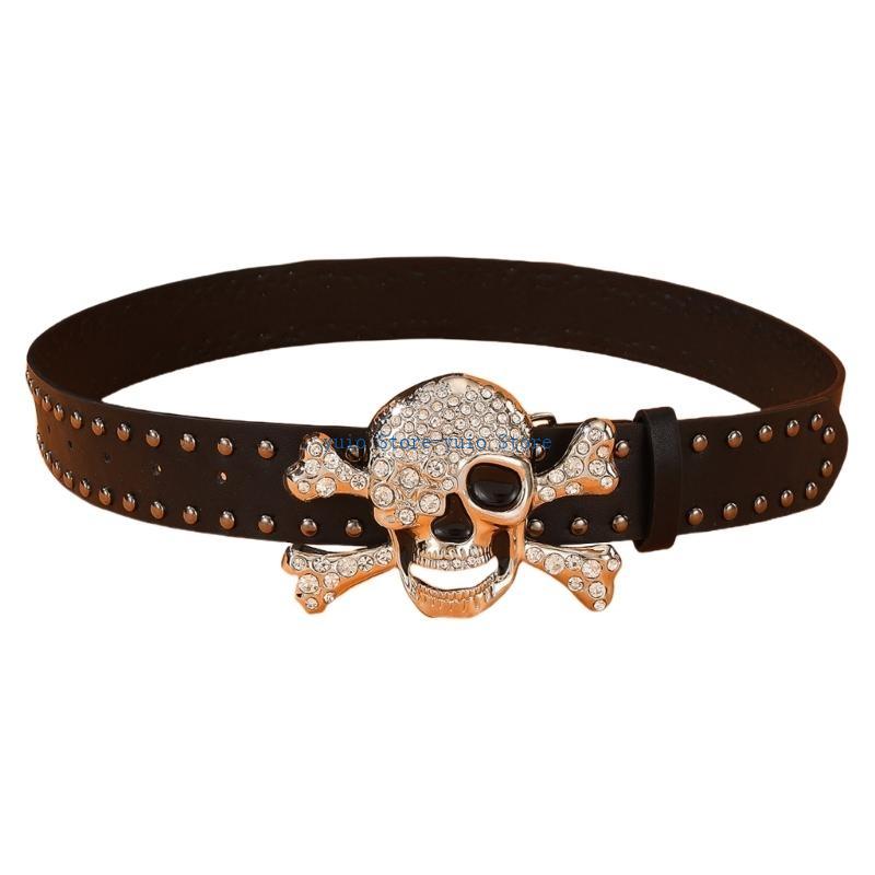 X7XB Rivet Studded Skull Buckl - đánh giá và giá Street Fashion Reference