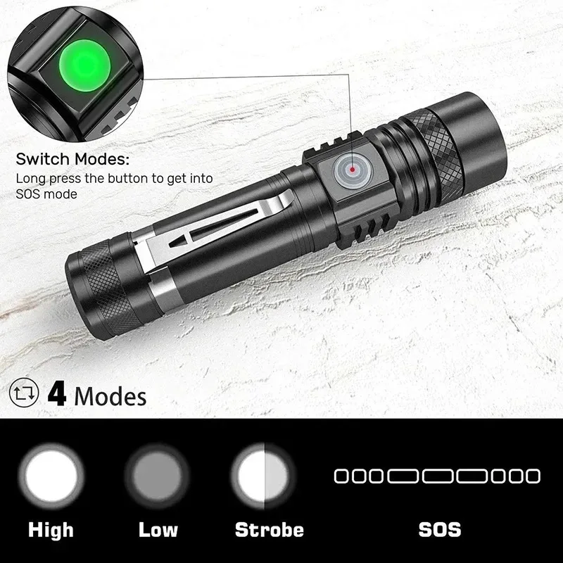 T6 LED Rechargeable Flashlight - đánh giá và giá Street Fashion Blog