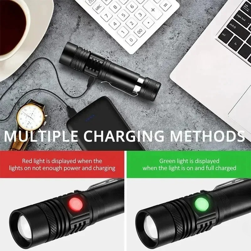 T6 LED Rechargeable Flashlight - đánh giá và giá Street Fashion Blog