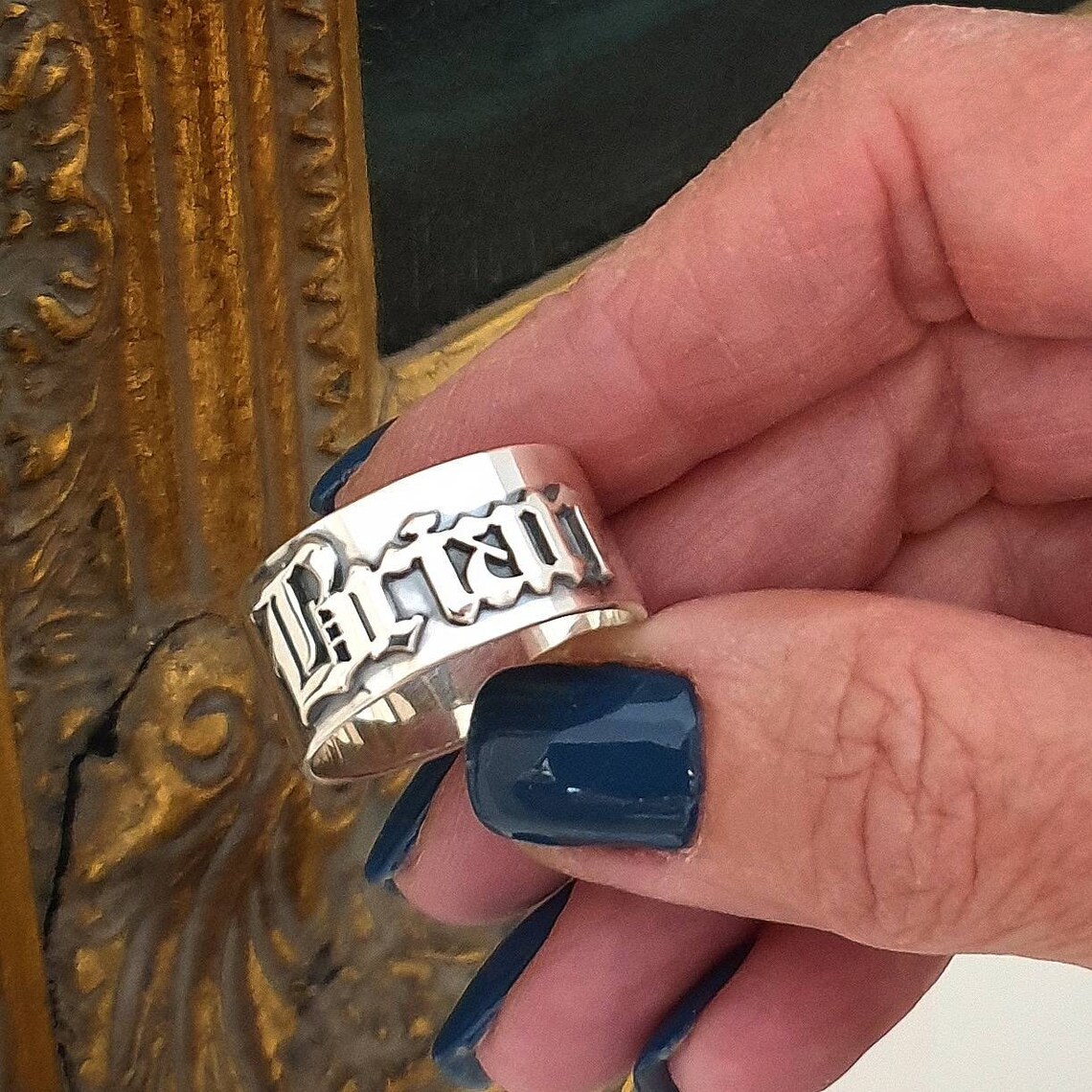 12MM Men' Gothic Rings Persona - đánh giá và giá Street Fashion Rings