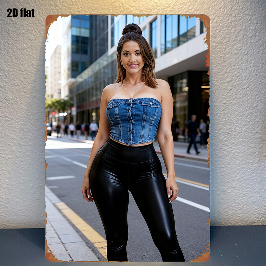 HD Metal Wall Art Poster Hot S - đánh giá và giá Street Fashion Pose