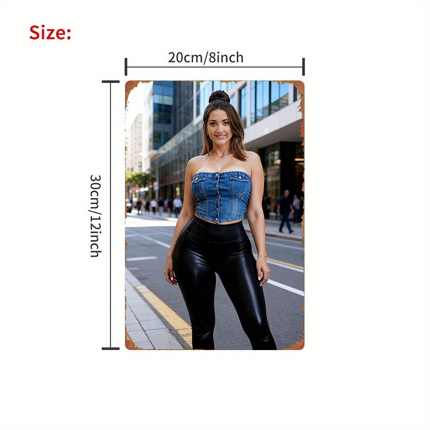 HD Metal Wall Art Poster Hot S - đánh giá và giá Street Fashion Pose
