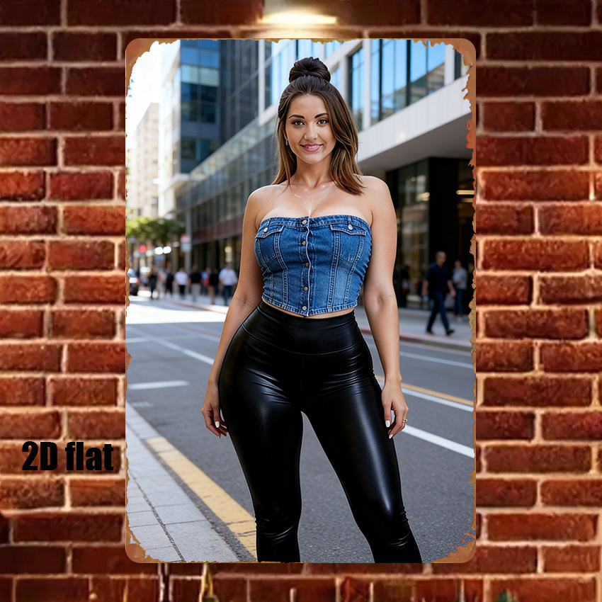 HD Metal Wall Art Poster Hot S - đánh giá và giá Street Fashion Pose