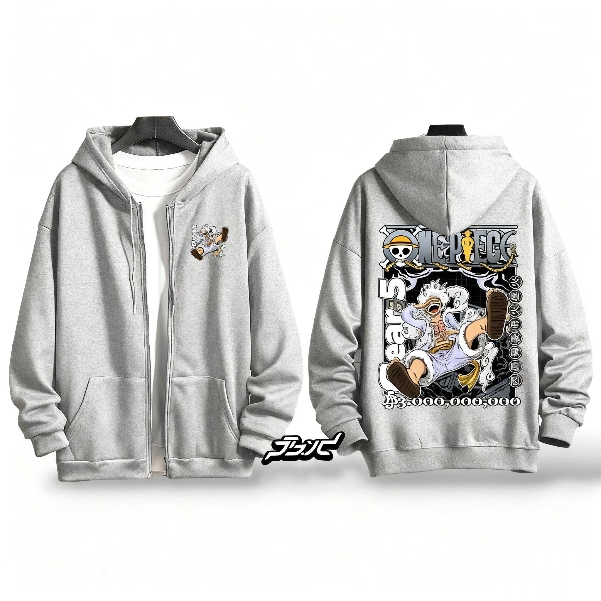 One Piece Gear 5 Luffy Anime H - đánh giá và giá Graphic Hoodie Streetwear