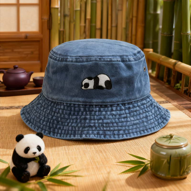 Washed Cotton Bucket Hat for M - đánh giá và giá Bucket Hat Embroidered