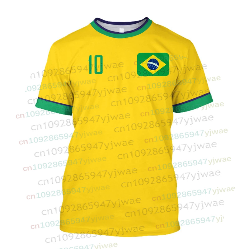 Brazil Flag Map 3D Print TShir - đánh giá và giá Street Fashion Brazil