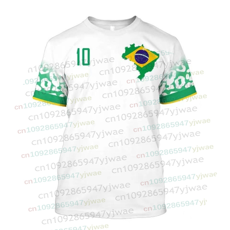 Brazil Flag Map 3D Print TShir - đánh giá và giá Street Fashion Brazil