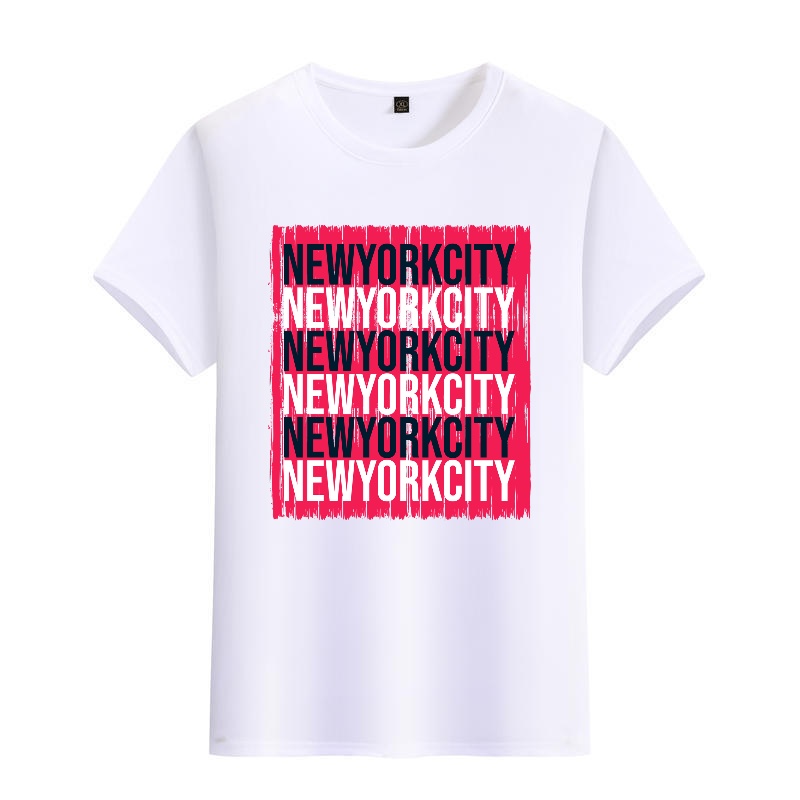 Men's Black Round-Neck Short-S - đánh giá và giá Street Style New York Fashion