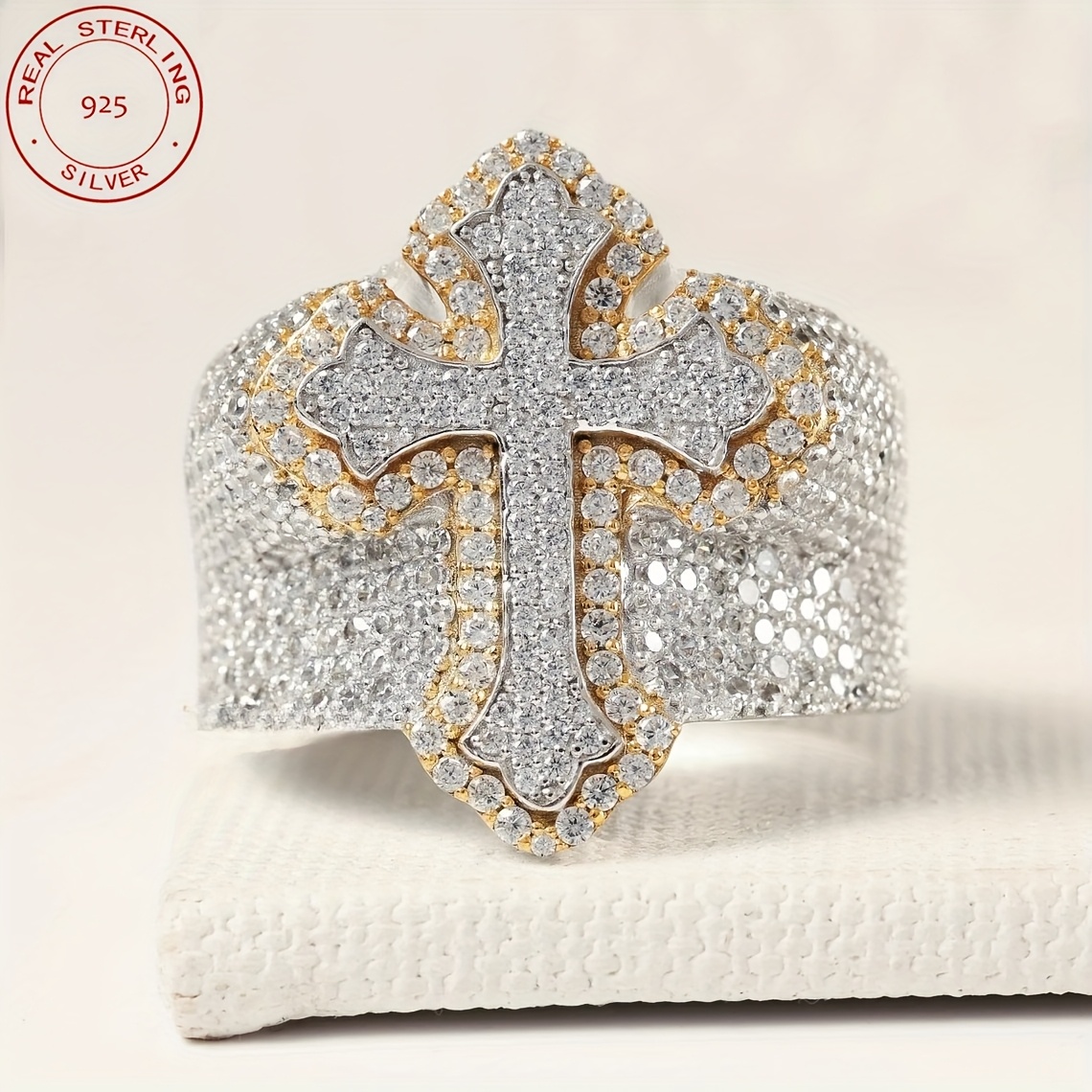 2025 New Arrival Iced Out Cros - đánh giá và giá Street Fashion Rings