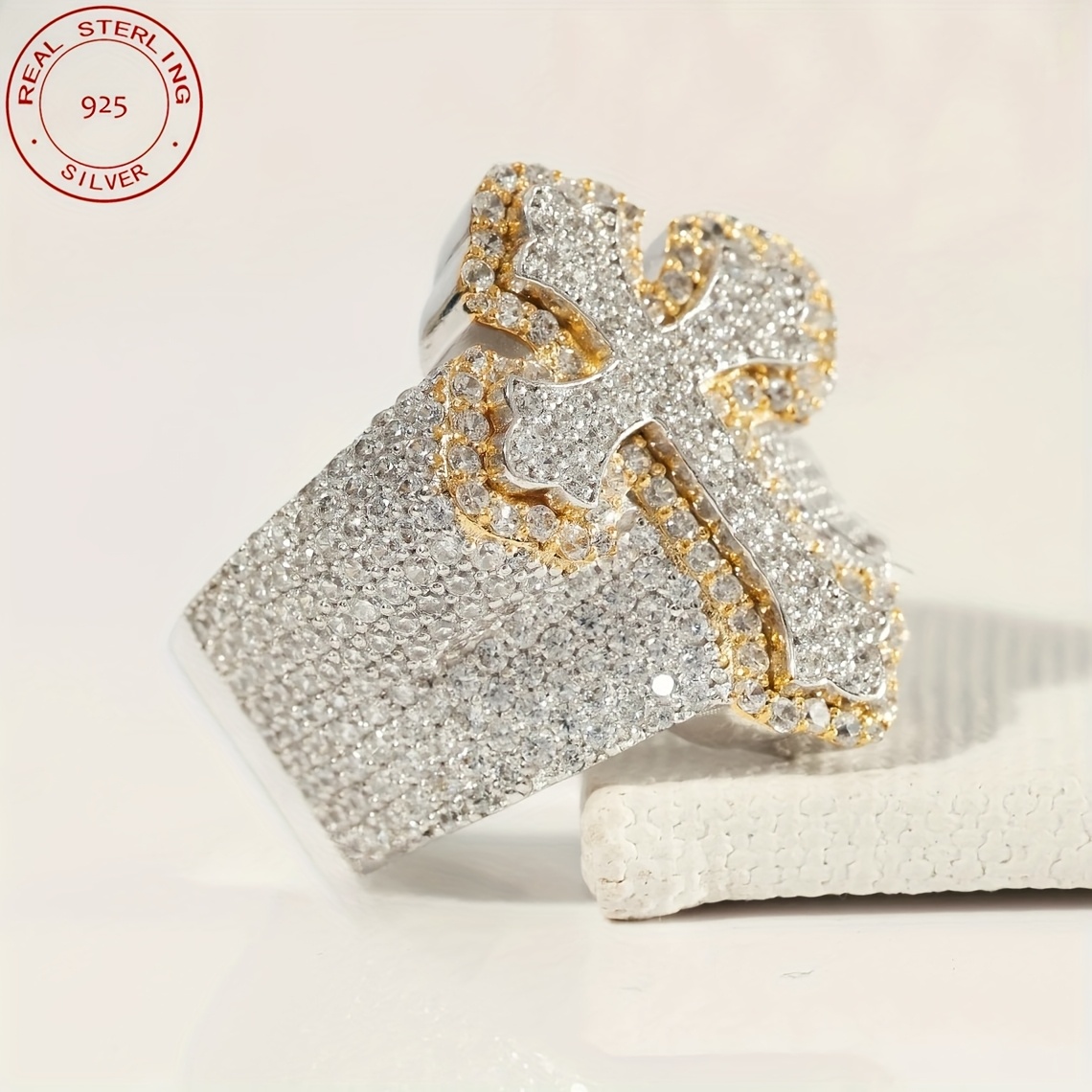 2025 New Arrival Iced Out Cros - đánh giá và giá Street Fashion Rings